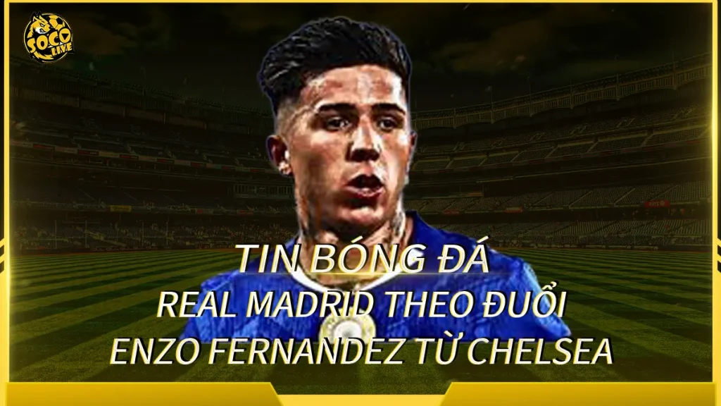Enzo Fernandez được liên hệ chuyển tới Real Madrid