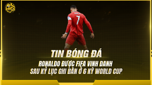 Cristiano Ronaldo được FIFA vinh danh sau kỷ lục ghi bàn ở 6 kỳ World Cup