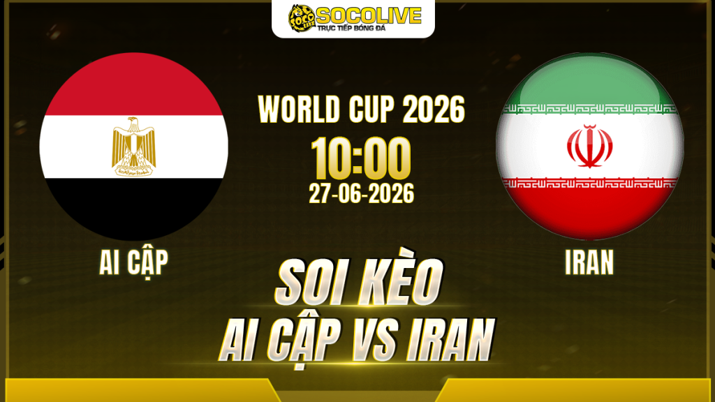 Soi kèo Ai Cập vs Iran ngày 27/06 với nhận định trước trận, phân tích phong độ, đội hình dự kiến và tỷ lệ kèo mới nhất.
