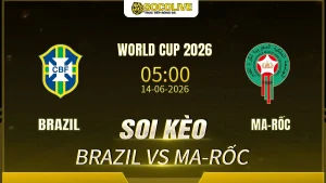Soi kèo Brazil vs Ma-rốc ngày 14/06 với nhận định trước trận, phân tích phong độ, đội hình dự kiến và tỷ lệ kèo mới nhất.