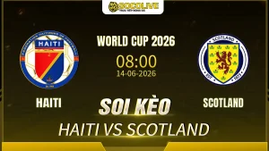 Soi kèo Soi kèo Haiti vs Scotland ngày 14/06 với nhận định trước trận, phân tích phong độ, đội hình dự kiến và tỷ lệ kèo mới nhất.