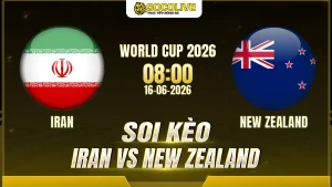 Soi kèo Iran vs New Zealand ngày 16/06 với nhận định trước trận, phân tích phong độ, đội hình dự kiến và tỷ lệ kèo mới nhất.
