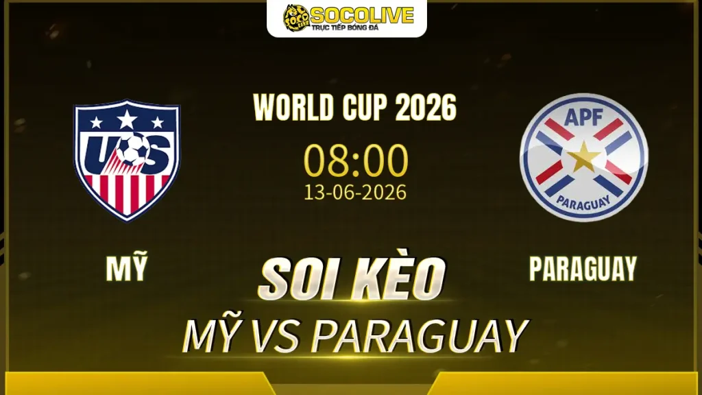 Soi kèo Mỹ vs Paraguay ngày 13/06 với nhận định trước trận, phân tích phong độ, đội hình dự kiến và tỷ lệ kèo mới nhất.