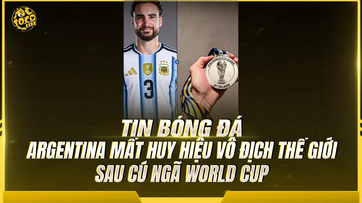 Argentina mất huy hiệu vô địch thế giới sau cú ngã World Cup