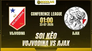 Soi kèo Vojvodina vs Ajax 24/07 với nhận định trước trận, phân tích phong độ, đội hình dự kiến và tỷ lệ kèo mới nhất.