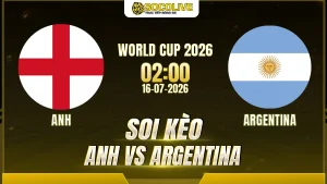 Soi kèo Anh vs Argentina ngày 16/07 với nhận định trước trận, phân tích phong độ, đội hình dự kiến và tỷ lệ kèo mới nhất.