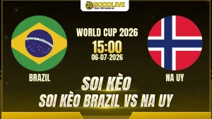 Soi kèo Brazil vs Na Uy ngày 06/07 với nhận định trước trận, phân tích phong độ, đội hình dự kiến và tỷ lệ kèo mới nhất.