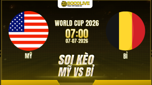 Soi kèo Mỹ vs Bỉ ngày 07/07 với nhận định trước trận, phân tích phong độ, đội hình dự kiến và tỷ lệ kèo mới nhất.