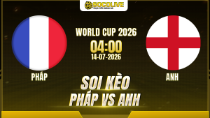 Soi kèo Pháp vs Anh 19/07 với nhận định trước trận, phân tích phong độ, đội hình dự kiến và tỷ lệ kèo mới nhất.