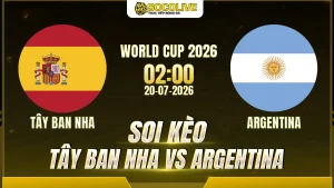 Soi kèo Tây Ban Nha vs Argentina 20/07 với nhận định trước trận, phân tích phong độ, đội hình dự kiến và tỷ lệ kèo mới nhất.