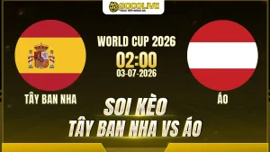 Soi kèo Tây Ban Nha vs Áo ngày 03/07 với nhận định trước trận, phân tích phong độ, đội hình dự kiến và tỷ lệ kèo mới nhất.