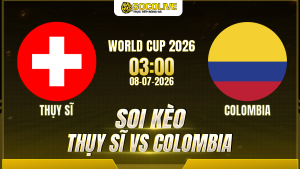 Soi kèo Thụy Sĩ vs Colombia ngày 08/07 với nhận định trước trận, phân tích phong độ, đội hình dự kiến và tỷ lệ kèo mới nhất.